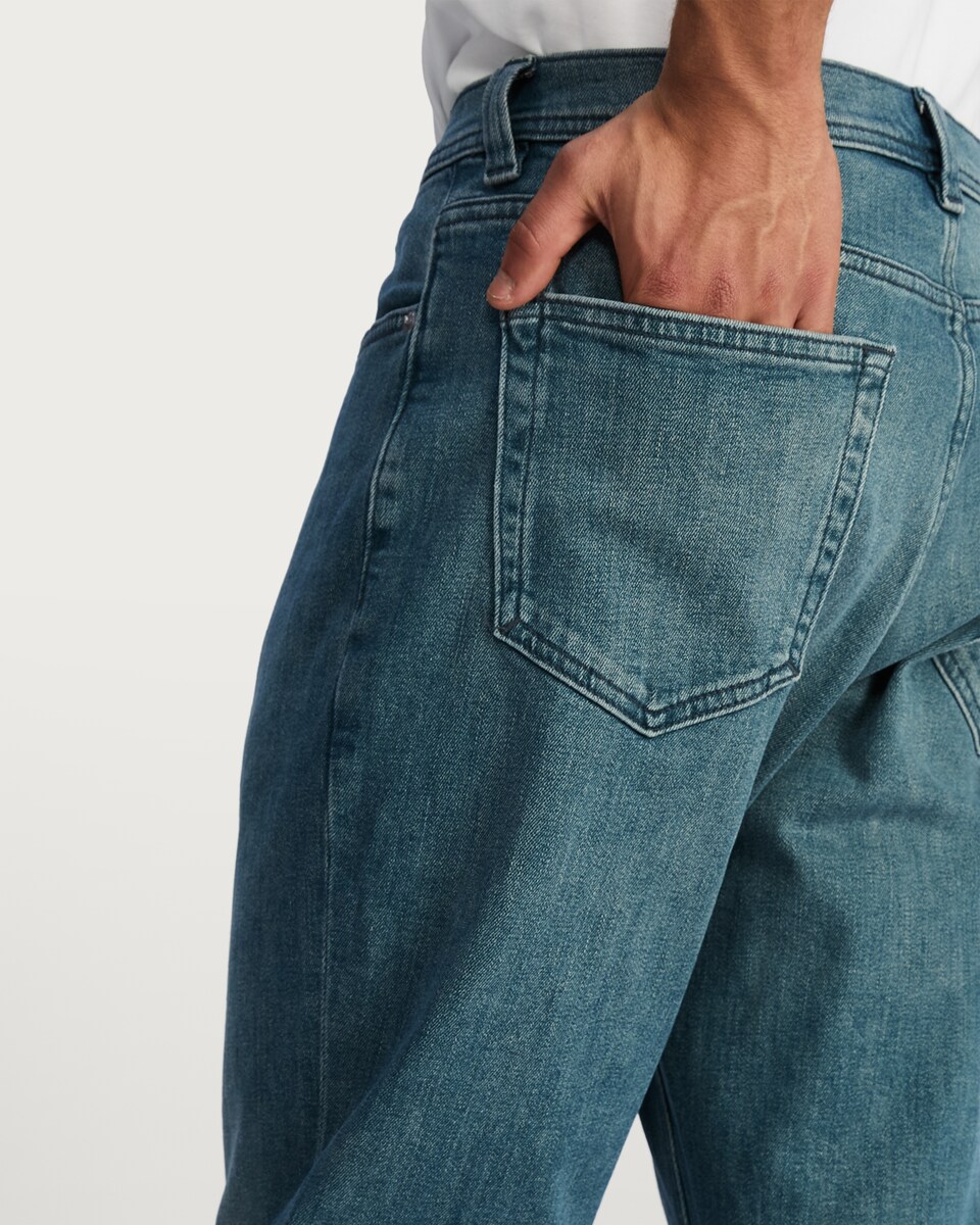 image 1 of F&F Cotton Rich Slim Fit Jeans in Blue