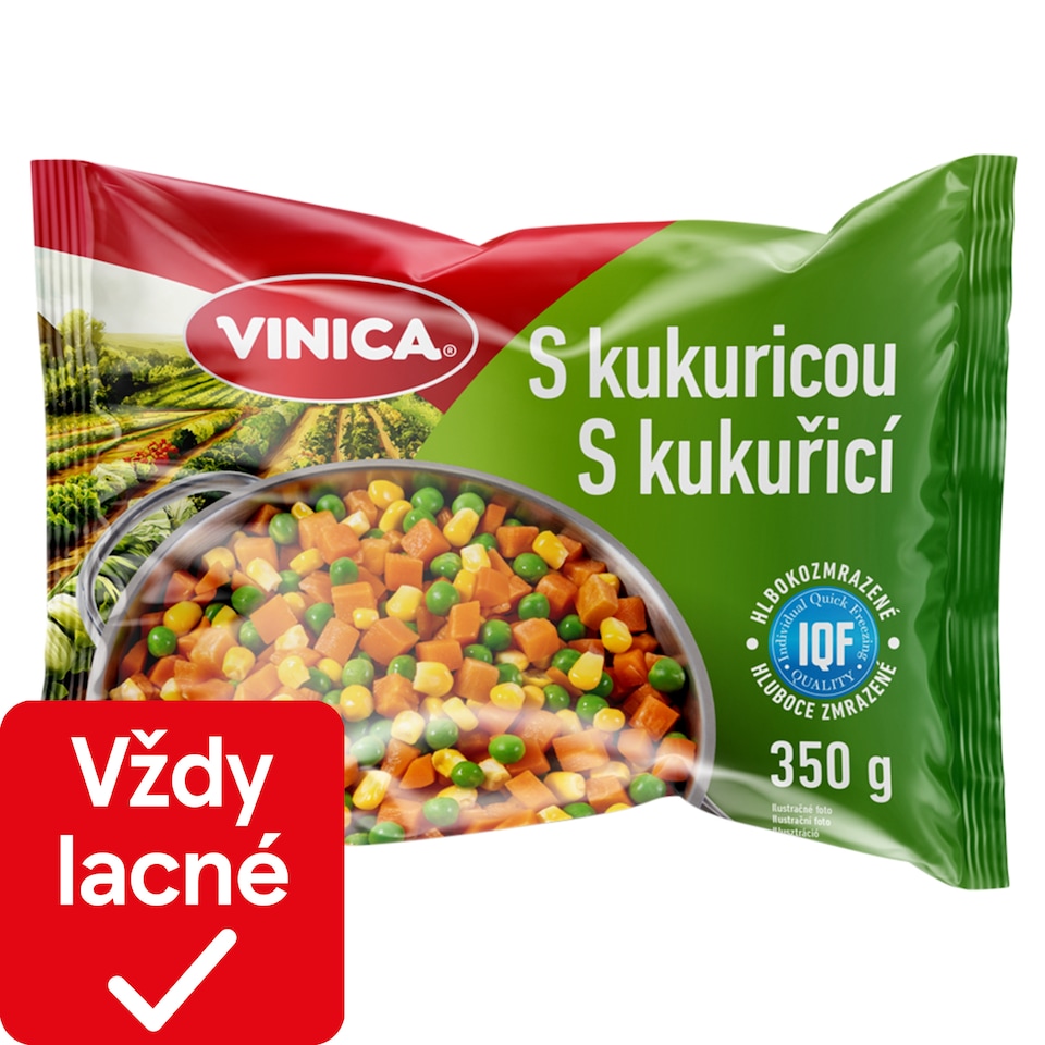 Vinica Deep-Frozen Mixture with Corn 350 g