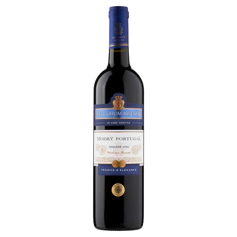 Cellarium Bisencii Modrý Portugal červené víno suché 0,75l