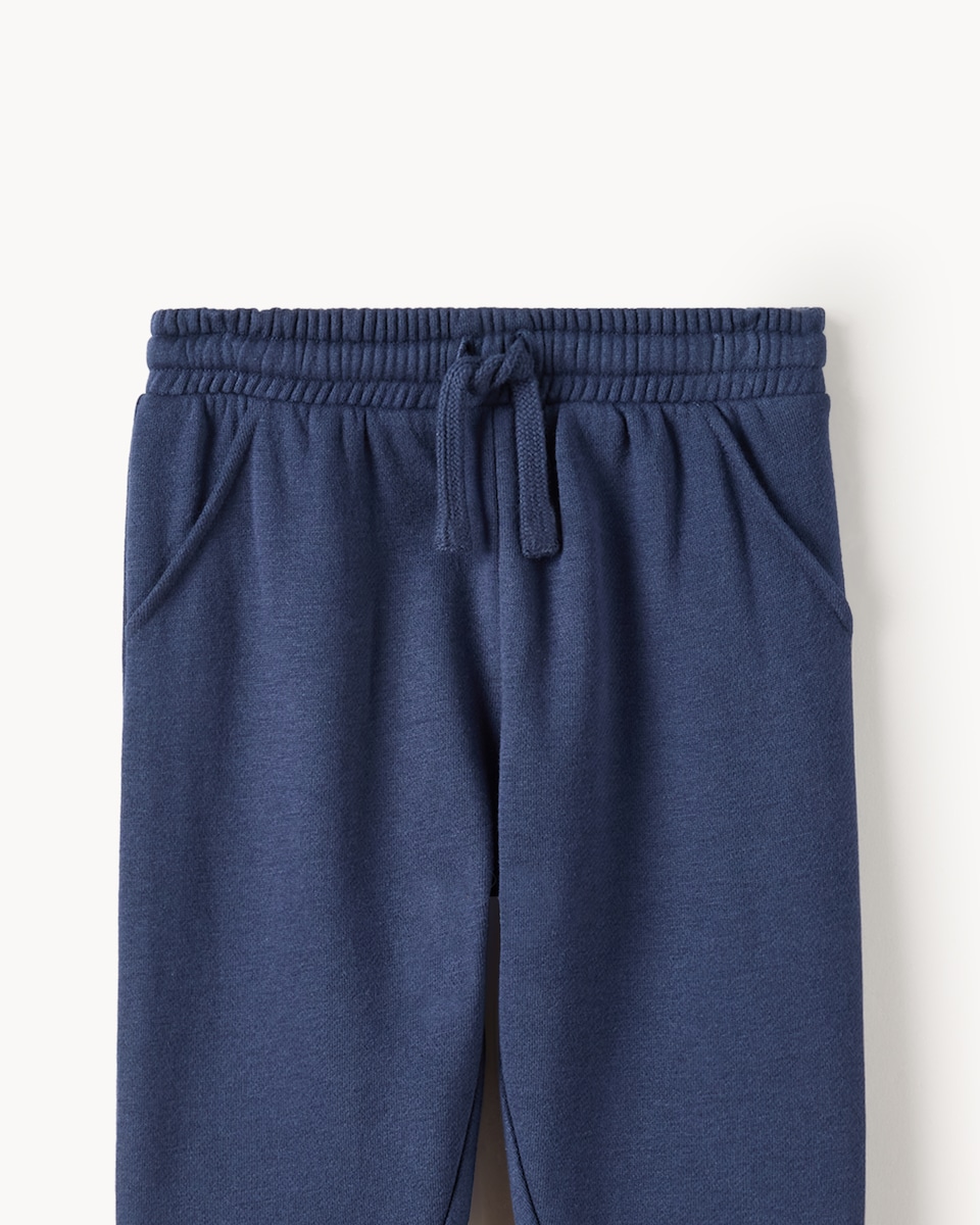 image 1 of F&F Baby Cotton Rich Bear Sweatshirt and Joggers Set in Navy