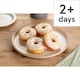 image 1 of Tesco White Iced Ring Doughnuts 4 Pack