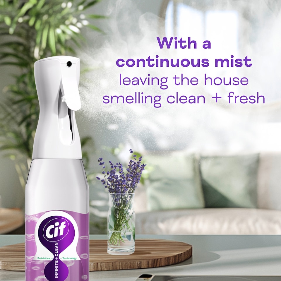 image 1 of Cif Infinite Clean All in One: Fresh Lavender and Eucalyptus Spray 590ml