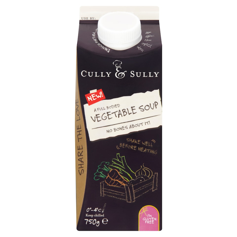 Cully & Sully Full Bodied Vegetable Soup 750G