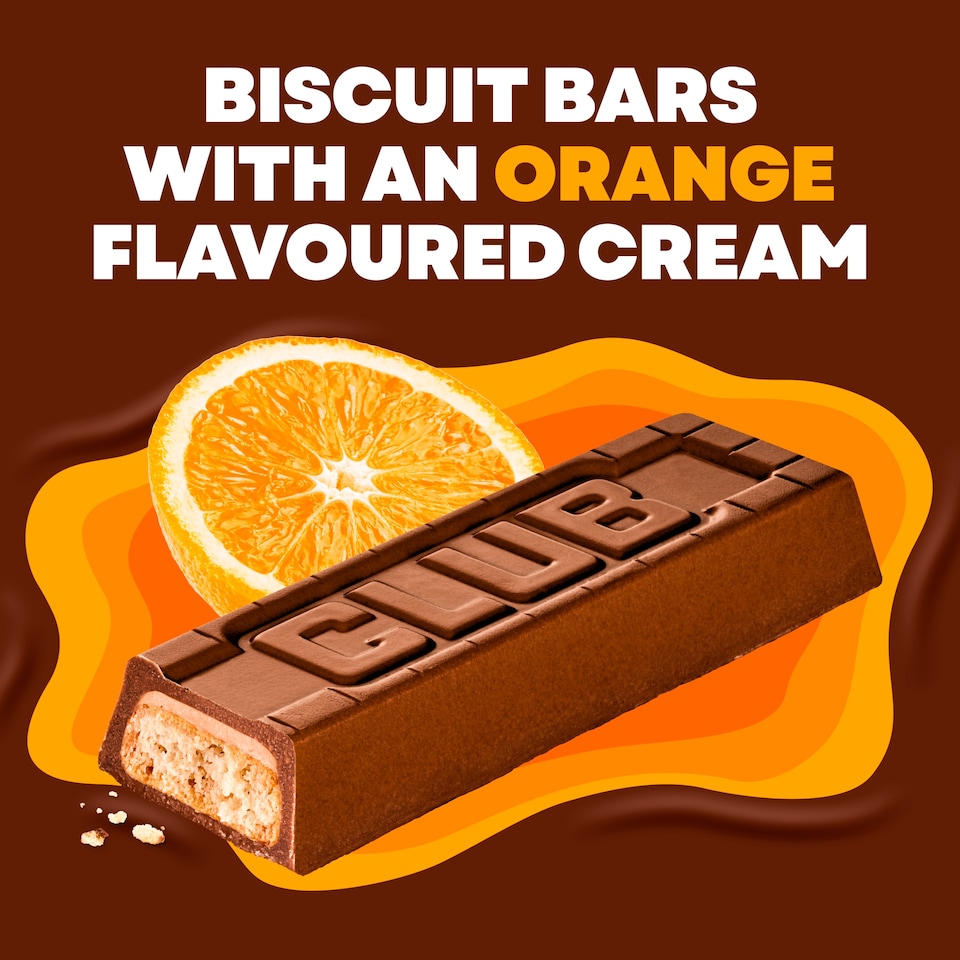 image 1 of Mcvitie's Club Orange Biscuit Bars 7X22G