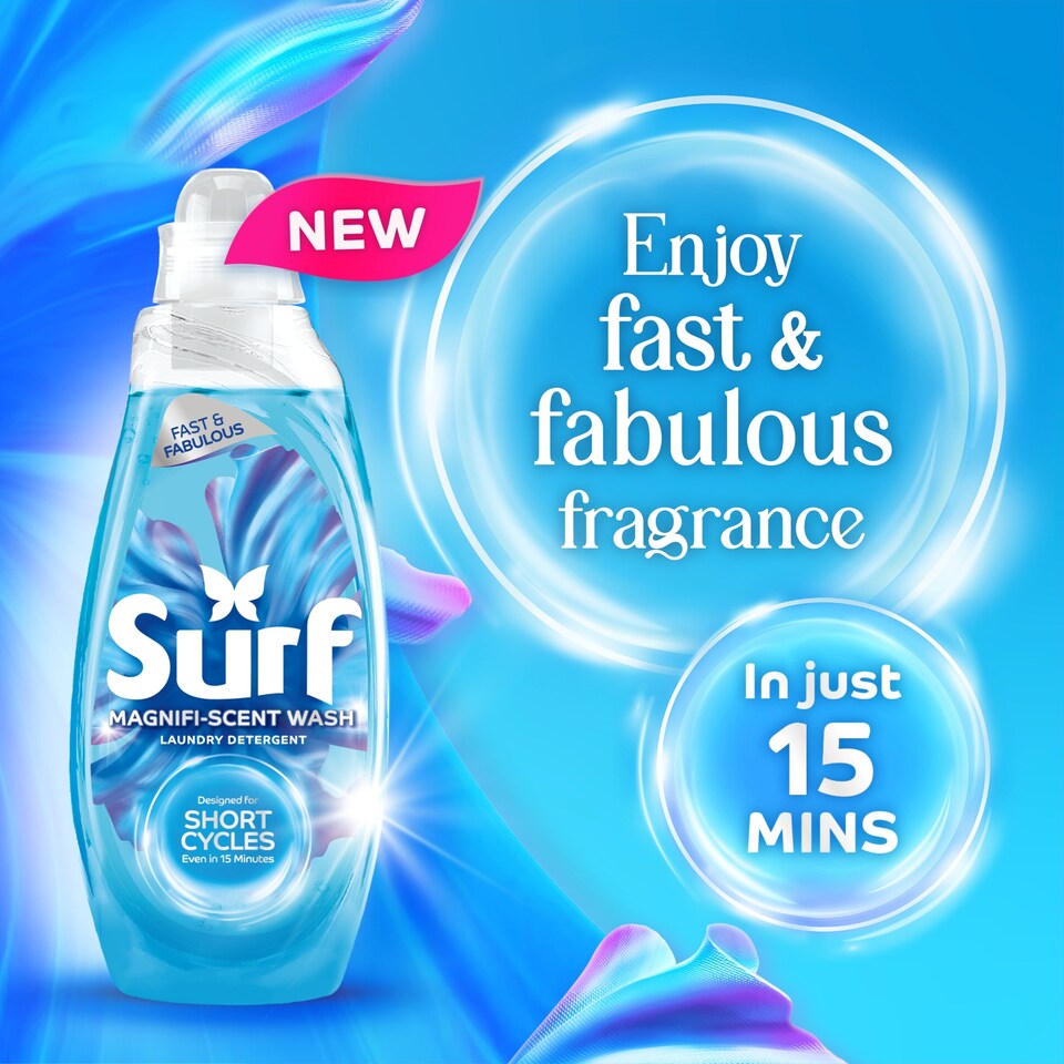 image 1 of Surf Magnifi-Scent Wash Aqua Bliss Laundry Detergent 31 Washes 837ml