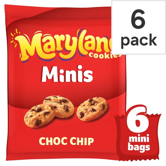 Maryland Mini Chocolate Chip Cookie 6 Pack 150G Tesco Groceries