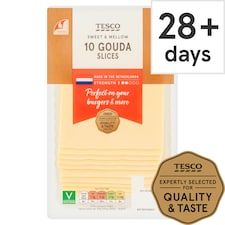 Tesco Gouda Cheese 10 Slce, 250 G