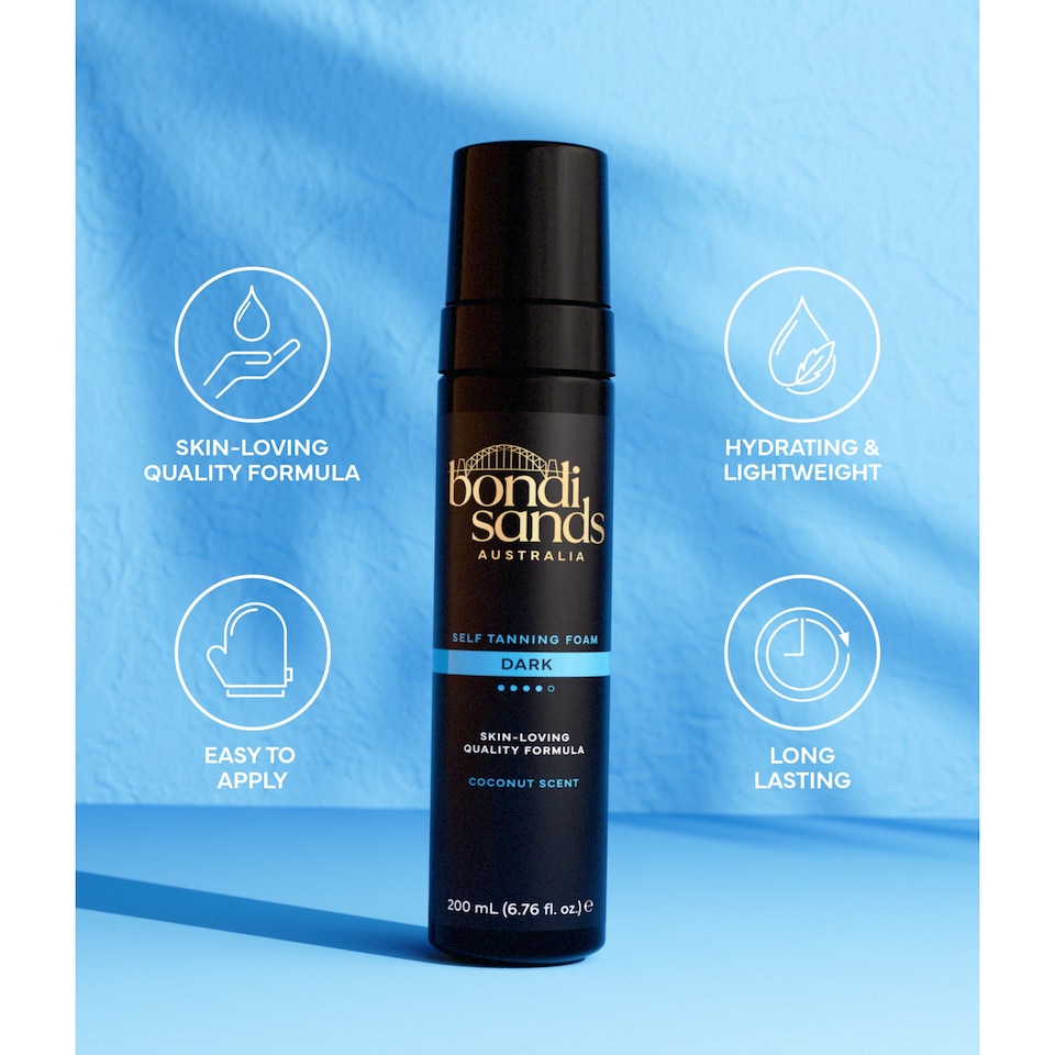 image 1 of Bondi Sands Self Tan Foam Dark 200Ml