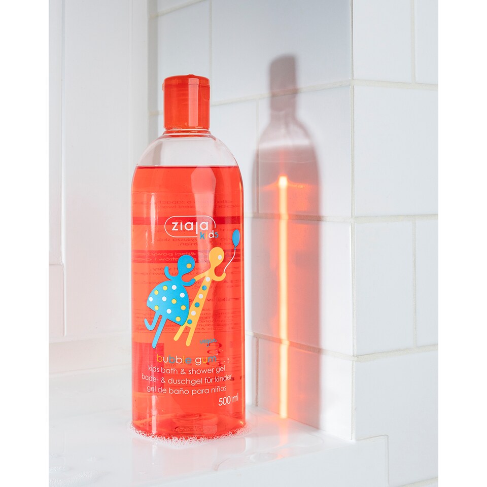 Ziaja Kids gyermek habfürdő és tusfürdő rágógumi illattal 500 ml  1. kép