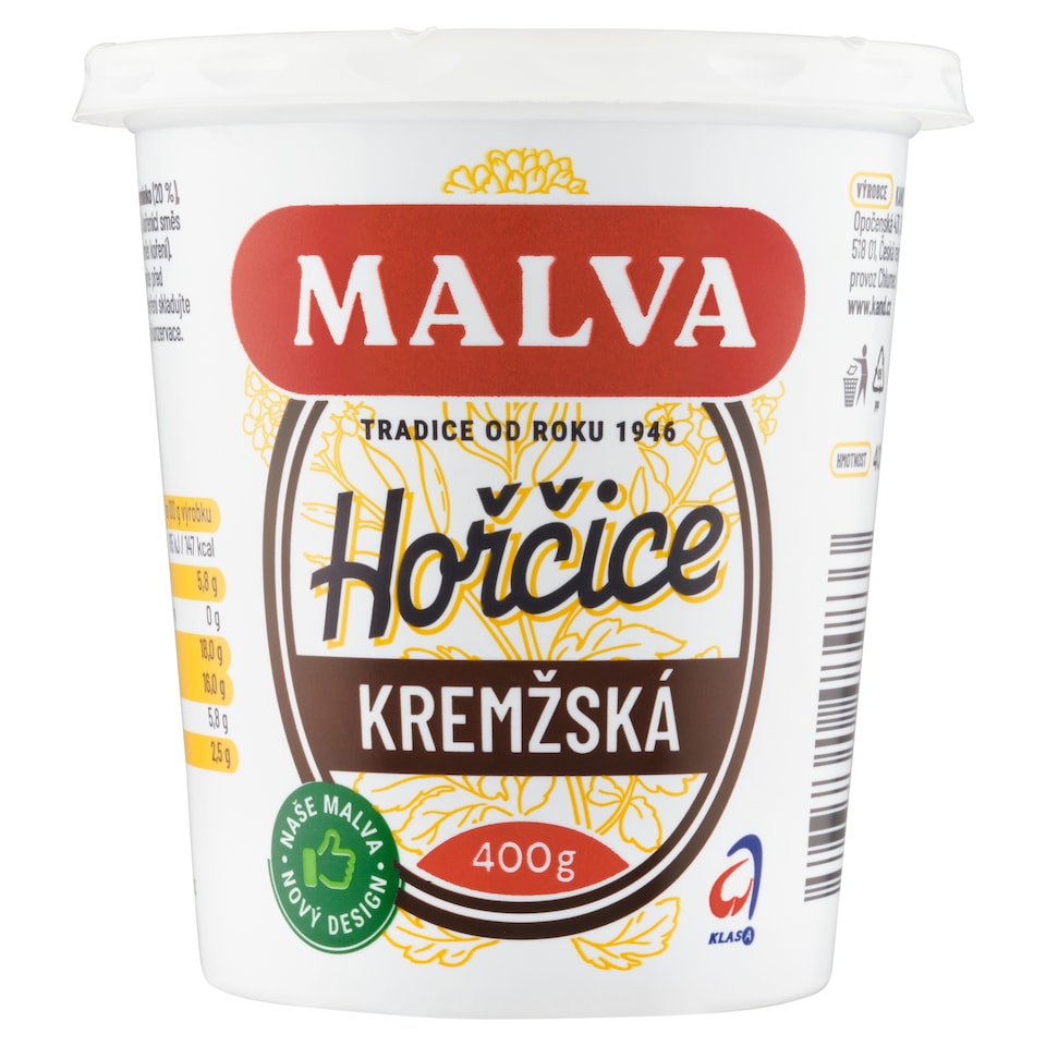 image 1 of Malva Krems Mustard 400g