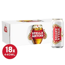 Stella Artois Lager 18X440ml