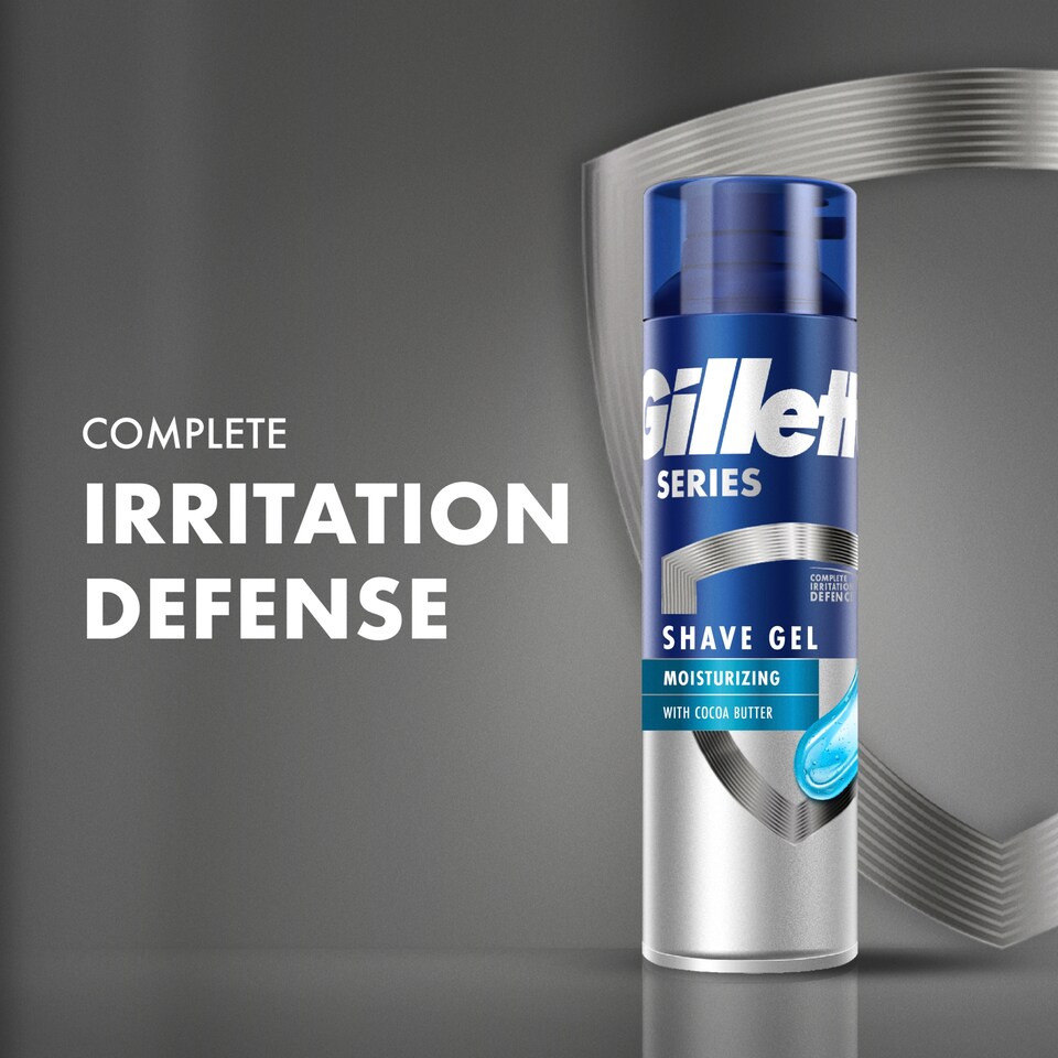 image 1 of Gillette Series Moisturising Shaving Gel 200Ml