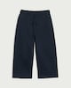 image 3 of F&F Boys Cotton Rich Wide Leg Joggers in Navy