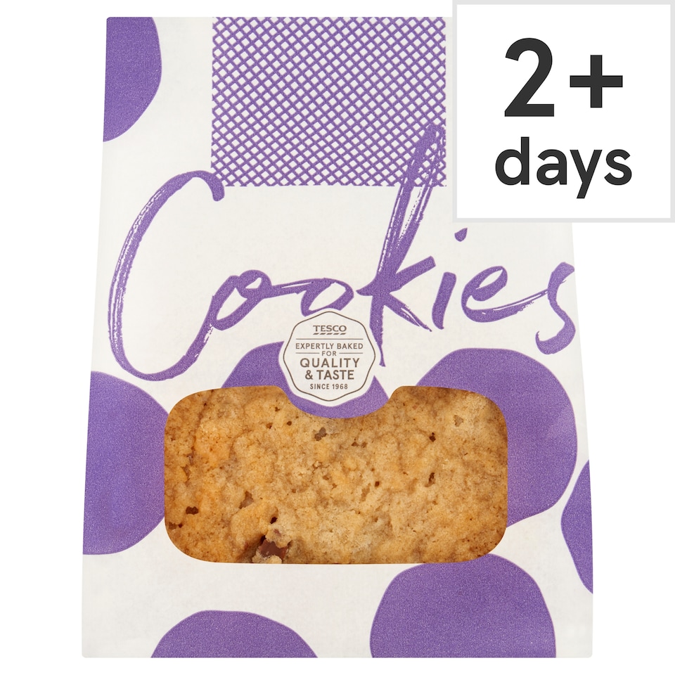 image 1 of Tesco Milk Chocolate Cookies 5 Pack