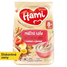 Hami mliečna kaša so 7 obilninami s banánom a jahodami 210 g