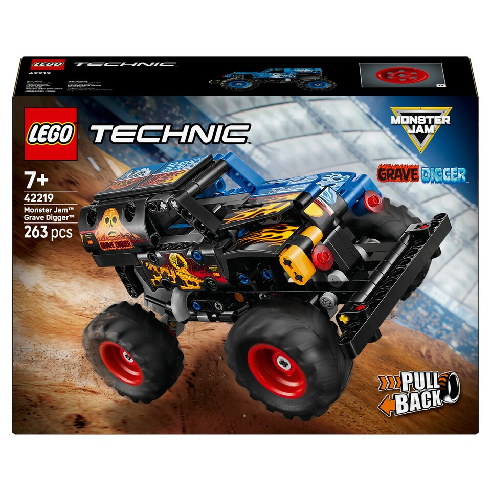 image 1 of LEGO Technic 42219 Monster Jam Grave Digger Fire and Ice
