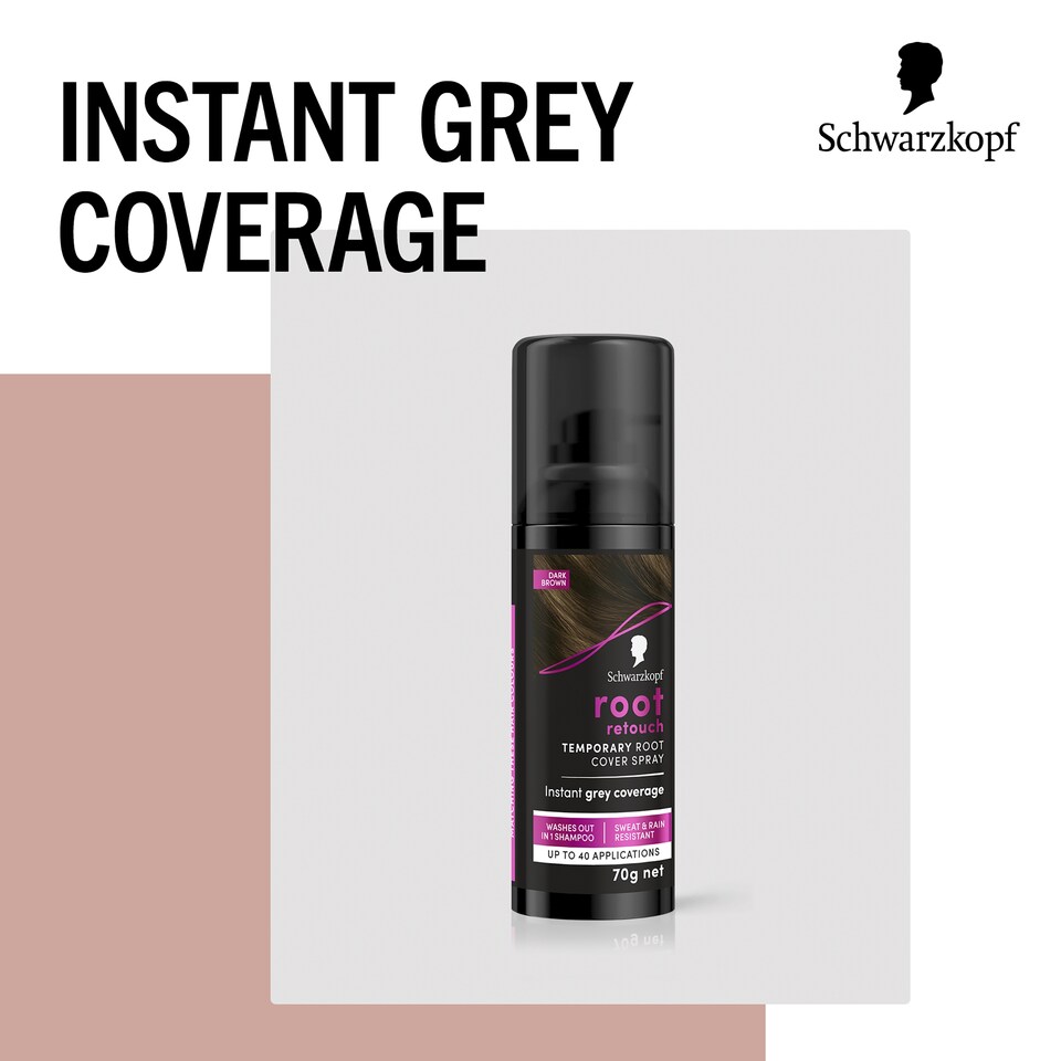 image 1 of Schwarzkopf Root Retouch Spray Dark Brown 120Ml