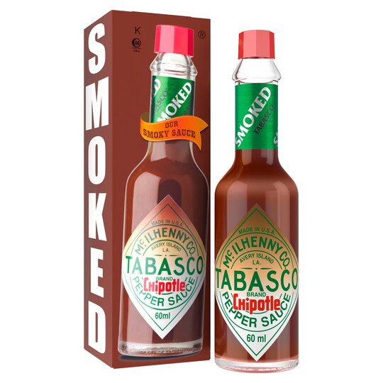 Tabasco Smoky Chipotle Pepper Sauce 60Ml Tesco Groceries