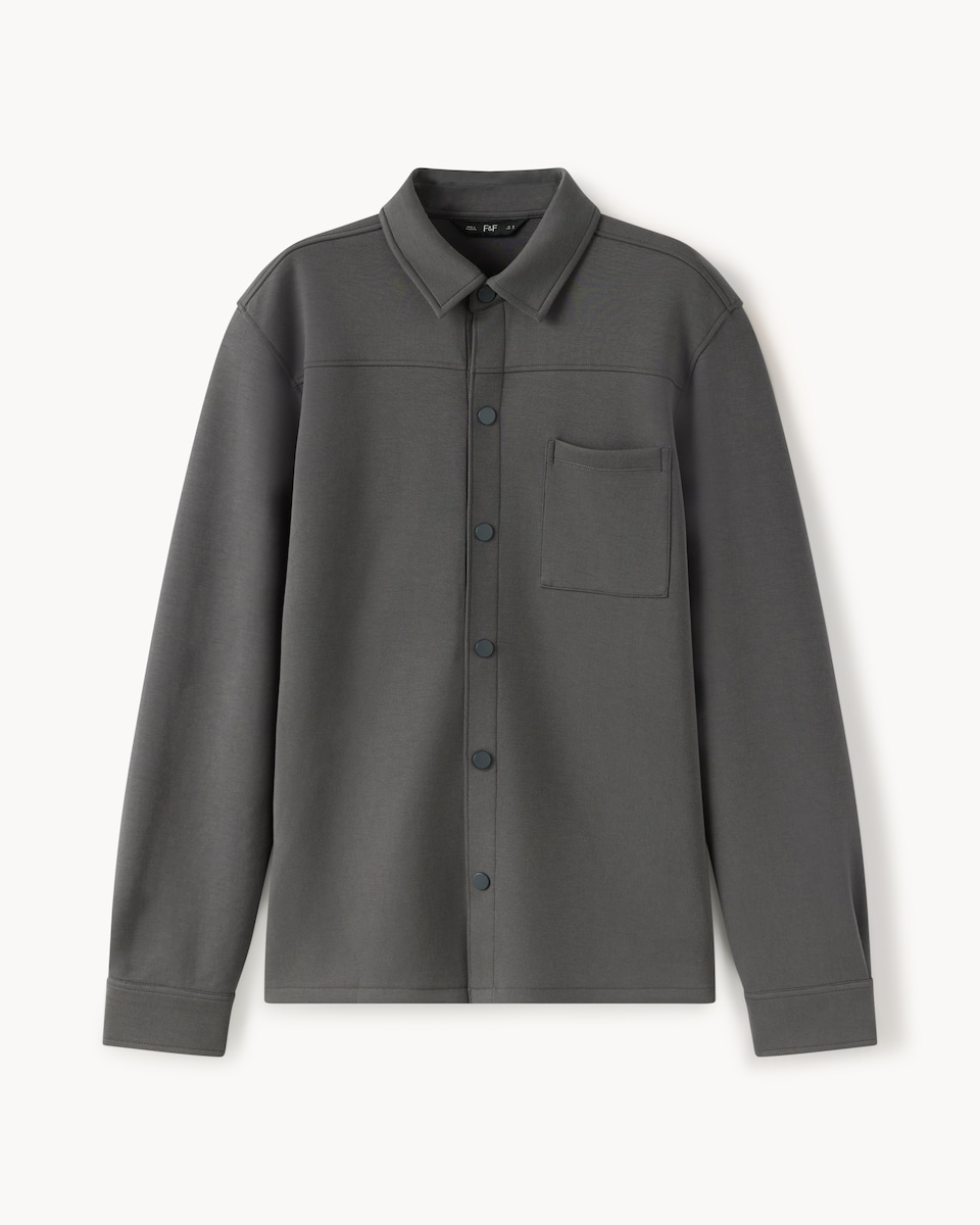 image 1 of F&F Sweat shacket in Grey