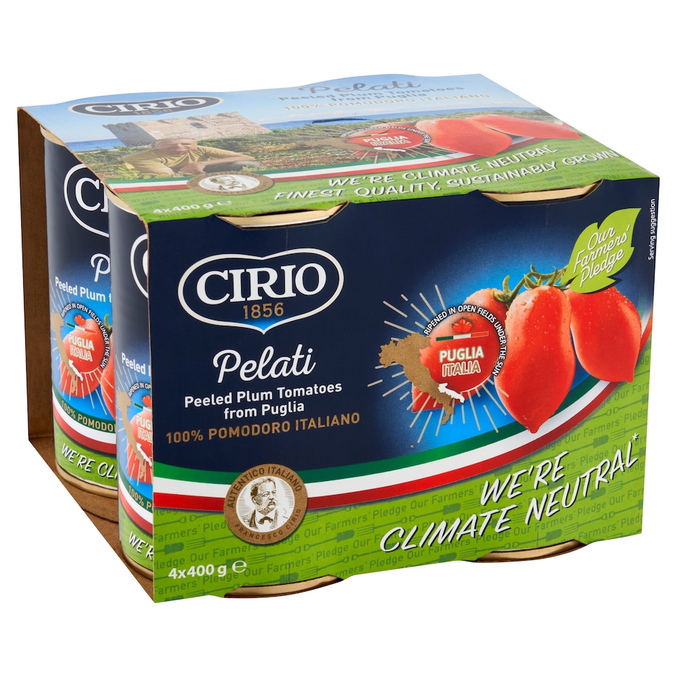 image 1 of Cirio Peeled Plum Tomatoes 4X400g