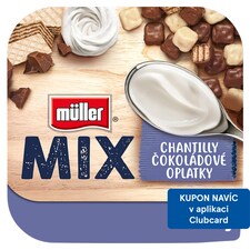 Müller Mix Choco Waffles Chantilly Jogurt 130g
