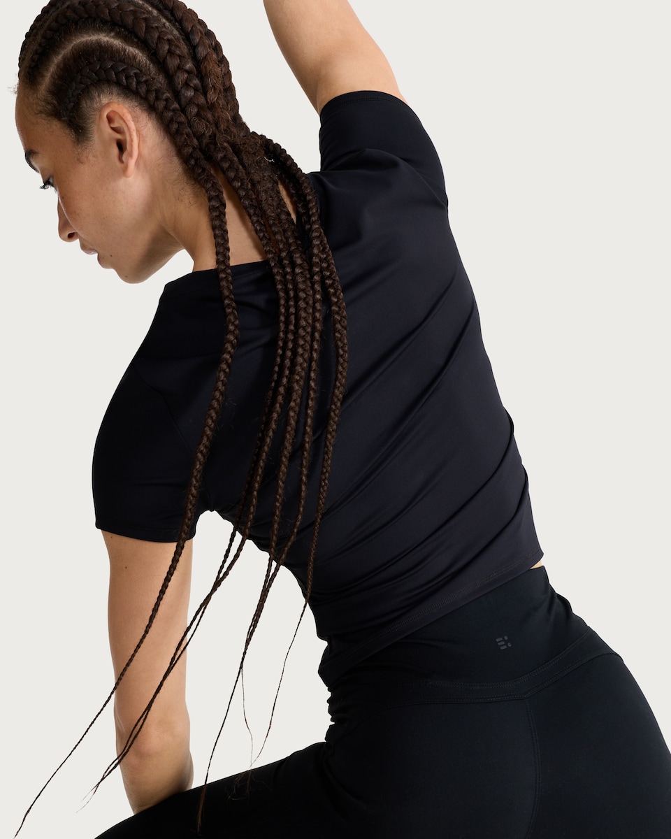 image 1 of F&F Active Short Sleeved T-Shirt in Black