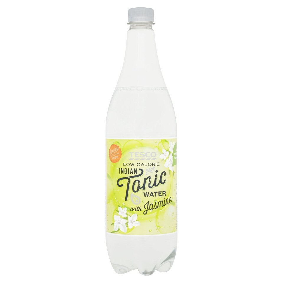 Tesco Low Calorie Indian Tonic Water With Jasmine 1L Tesco Groceries