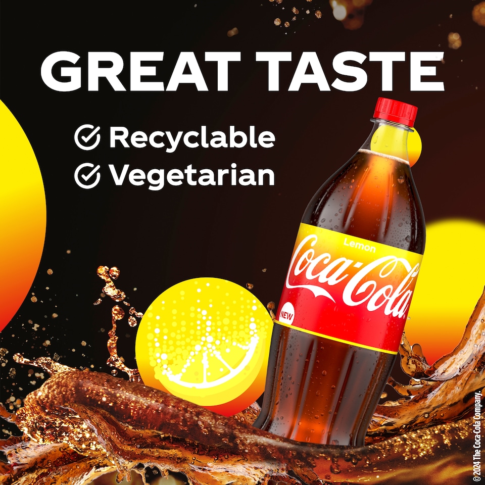 image 1 of Coca-Cola Lemon 1.75L