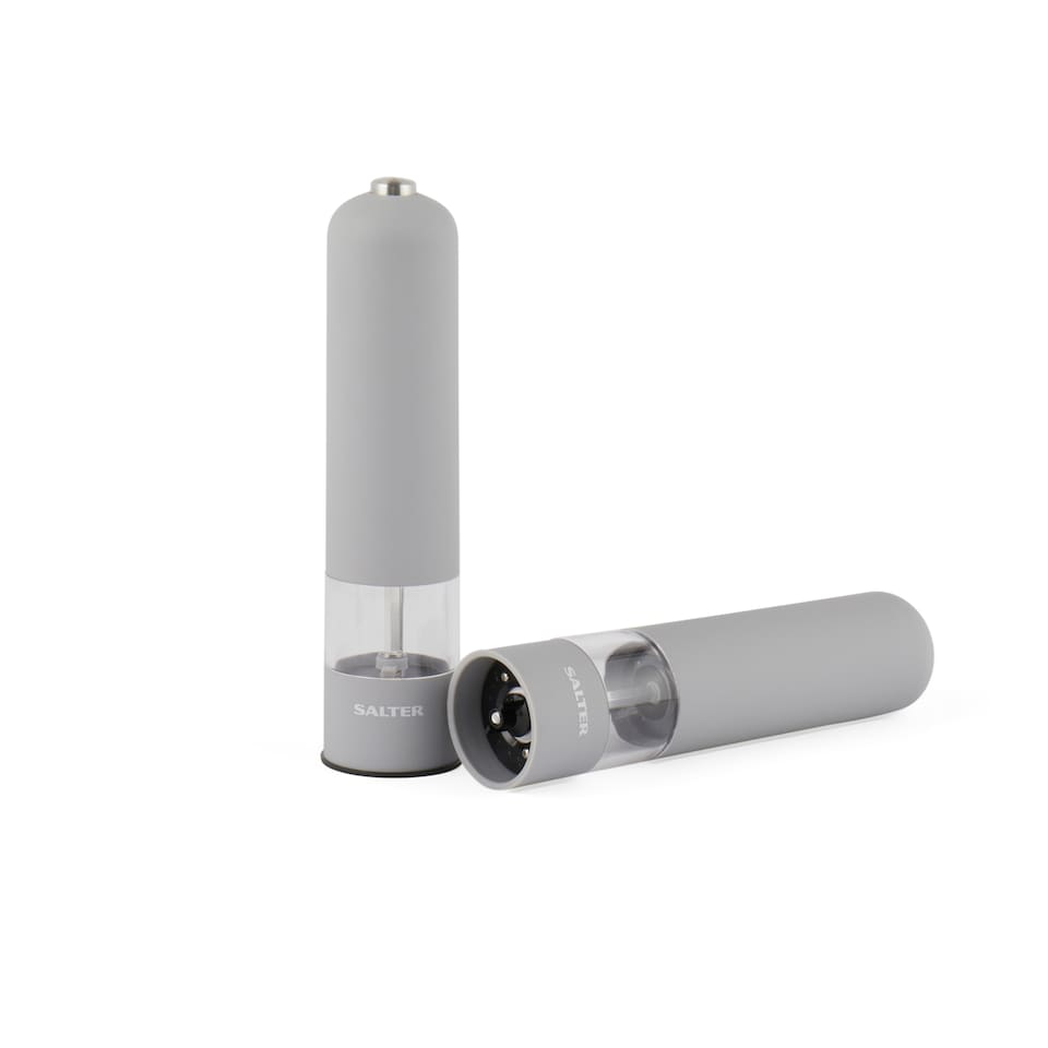 image 1 of Salter Grey Electronic Mill Set