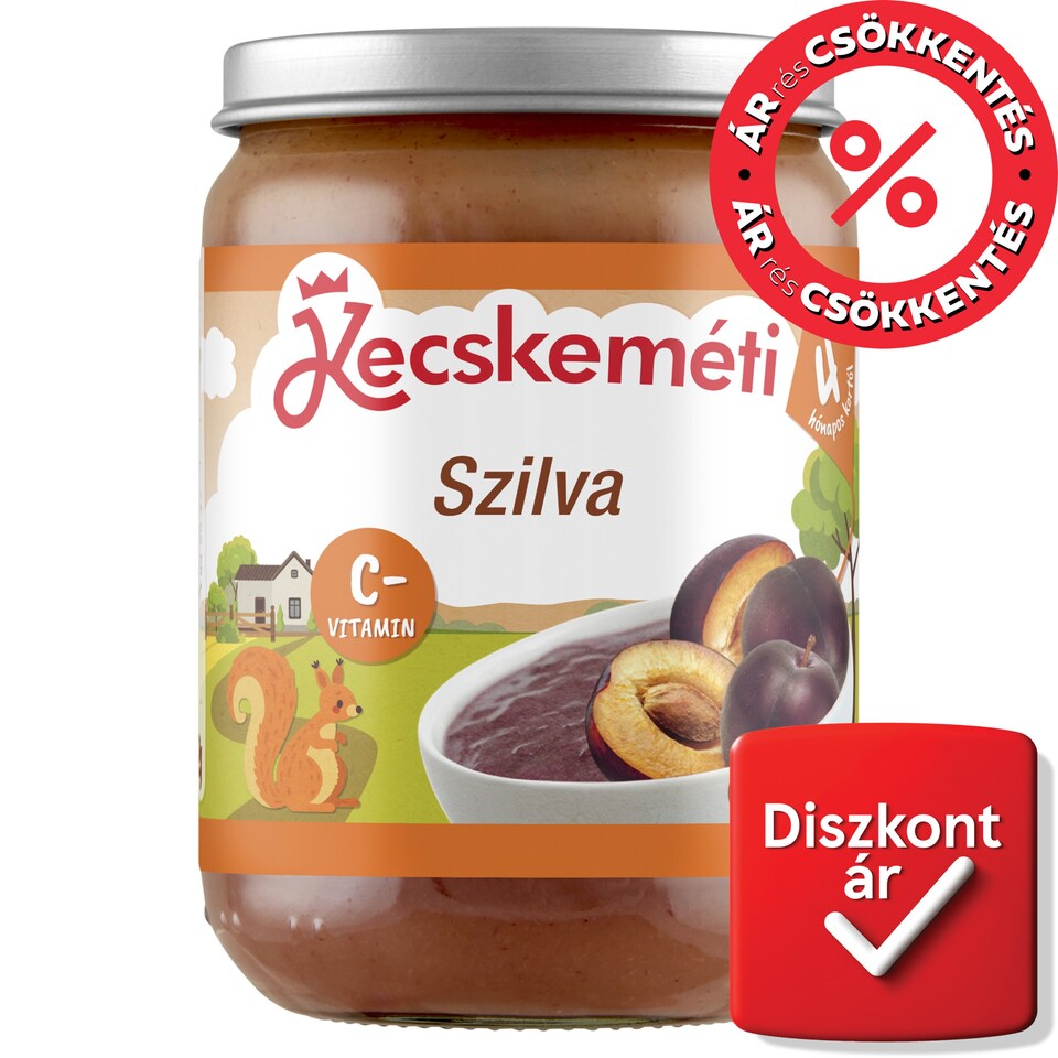 Kecskeméti Plum Baby Food 4 Months+ 190 g