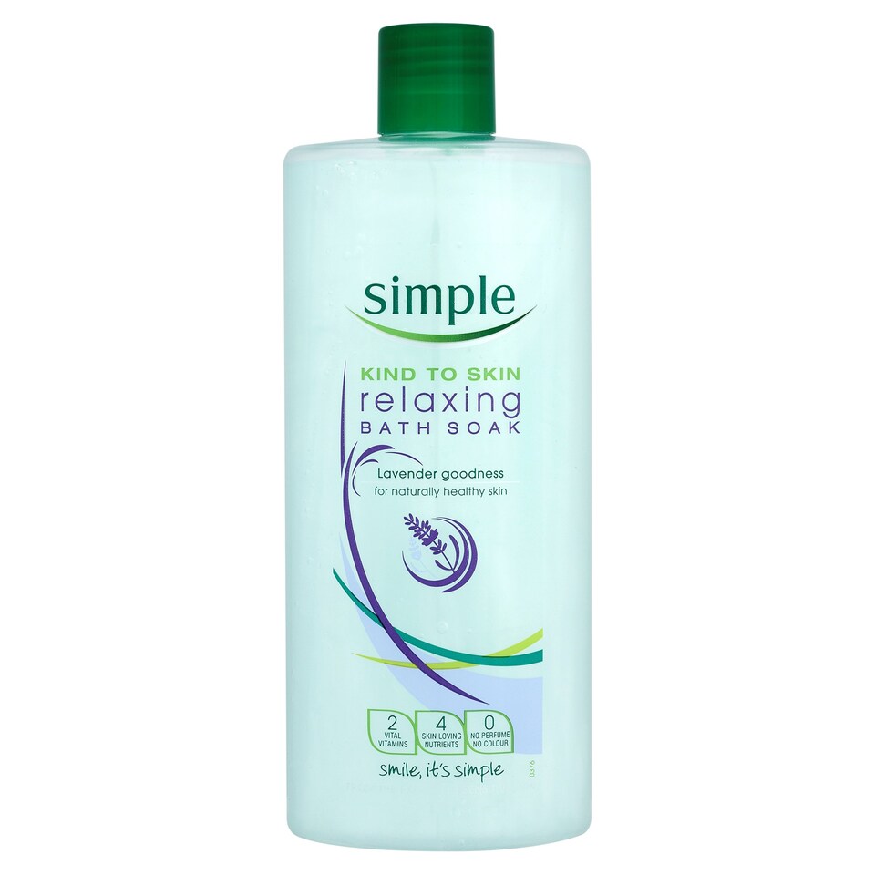 Simple Kind To Skin Relaxing Bath Soak 400Ml