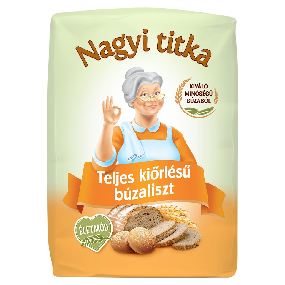 Nagyi titka Whole Grain Wheat Flour BTKL 1 kg
