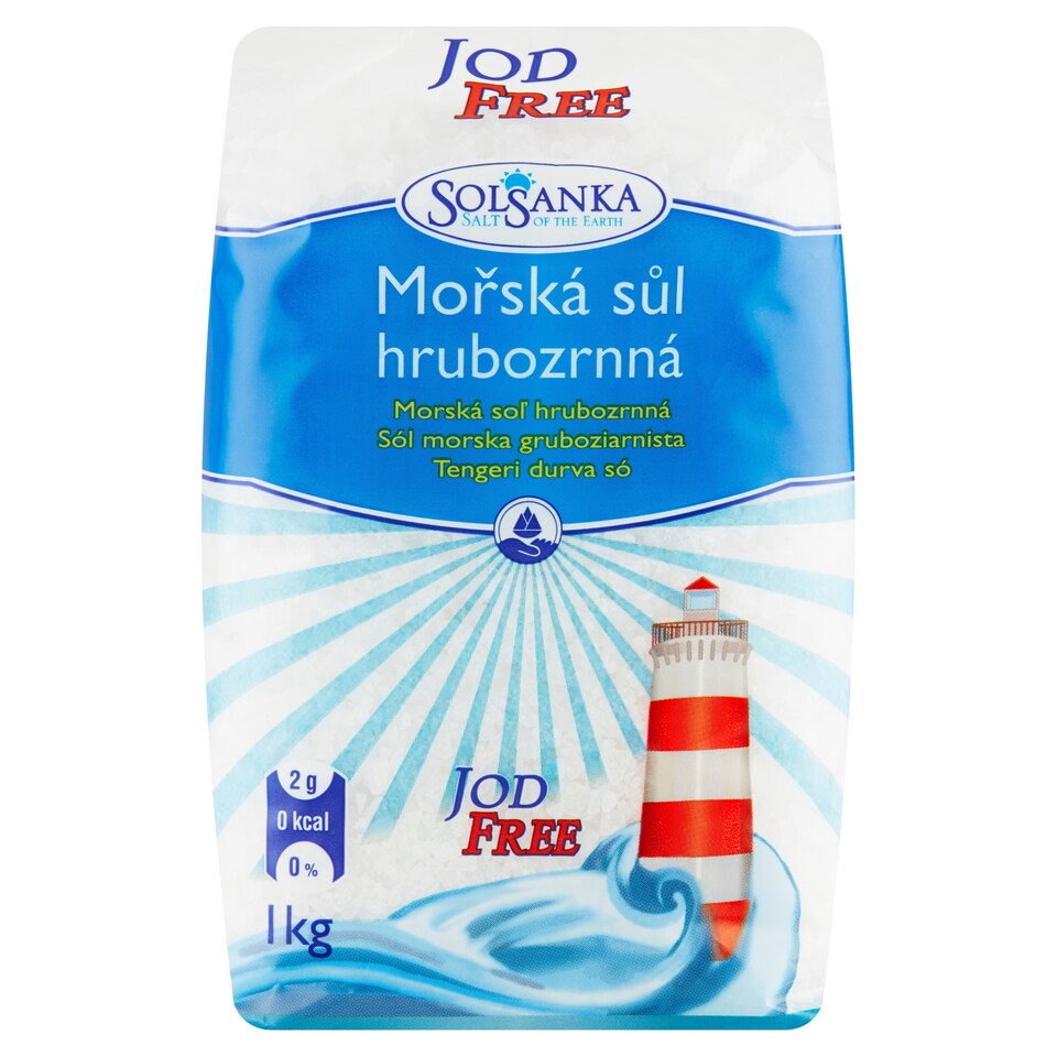 Obrázek 1 pro produkt Solsanka Mořská sůl hrubozrnná 1kg