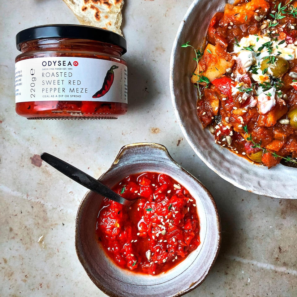 image 1 of Odysea Roasted Sweet Red Pepper Meze 220g