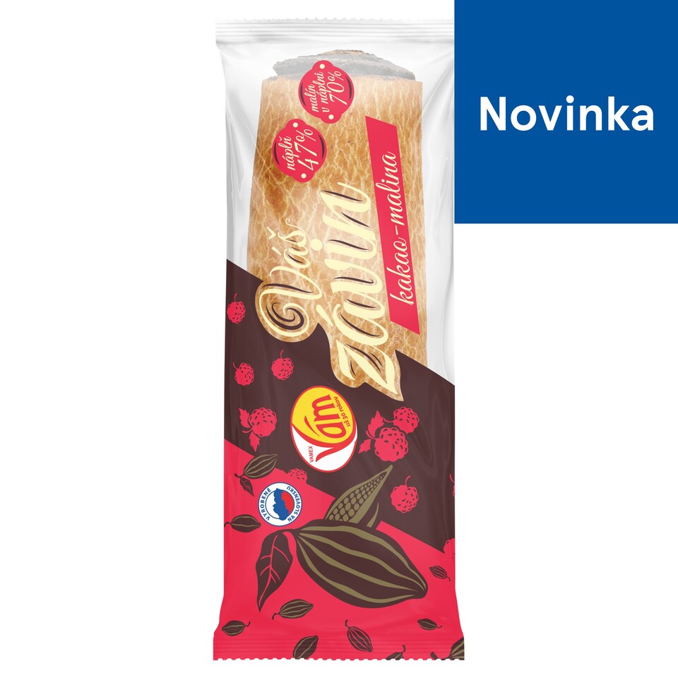 Vamex Váš závin so kakaovo-malinovou náplňou 400 g
