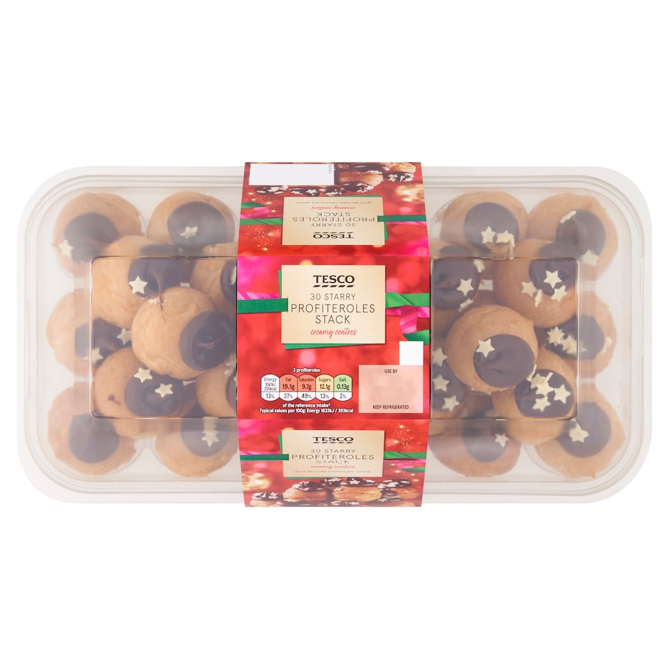 Tesco 30 Profiteroles Stack