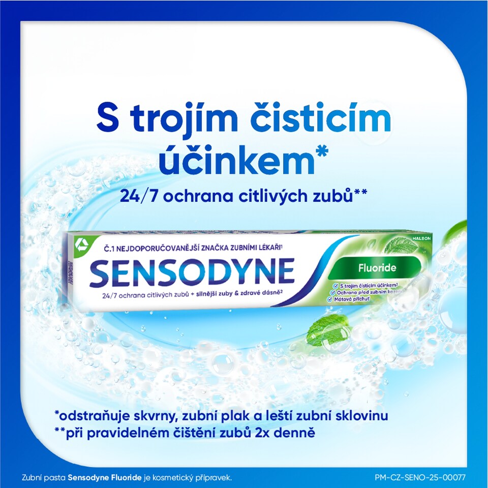 image 1 of Sensodyne Fluoride zubní pasta 75ml