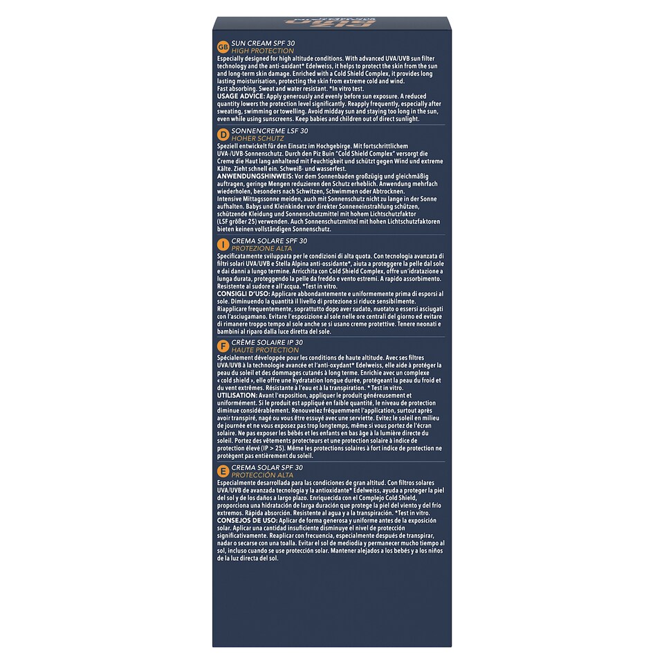 image 1 of Piz Buin Mountain Cream Spf 30 50Ml