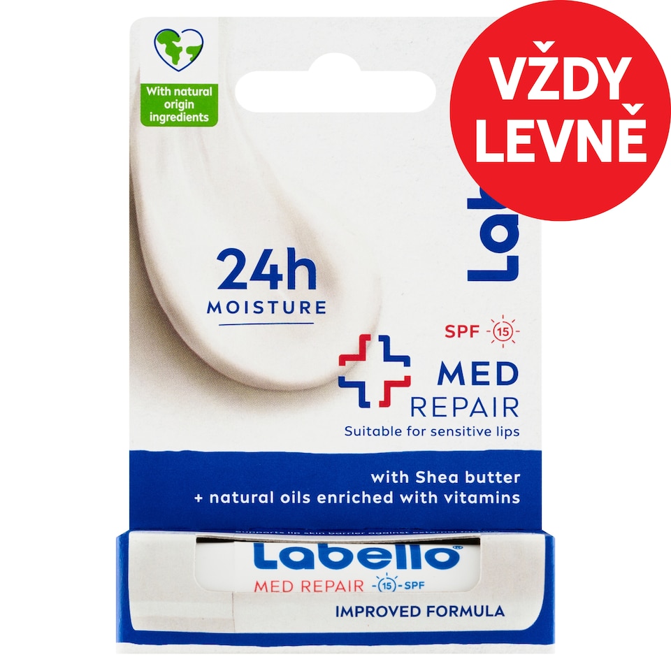 image 1 of Labello Med Repair Caring Lip Balm 4.8g
