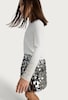 image 1 of F&F Girls Chunky Sequin Embellished Mini Skirt in Silver