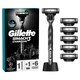 image 2 of UEFA Champions League Special Edition Gillette Mach3 Charcoal Razor, 6 Razor Blade Refills