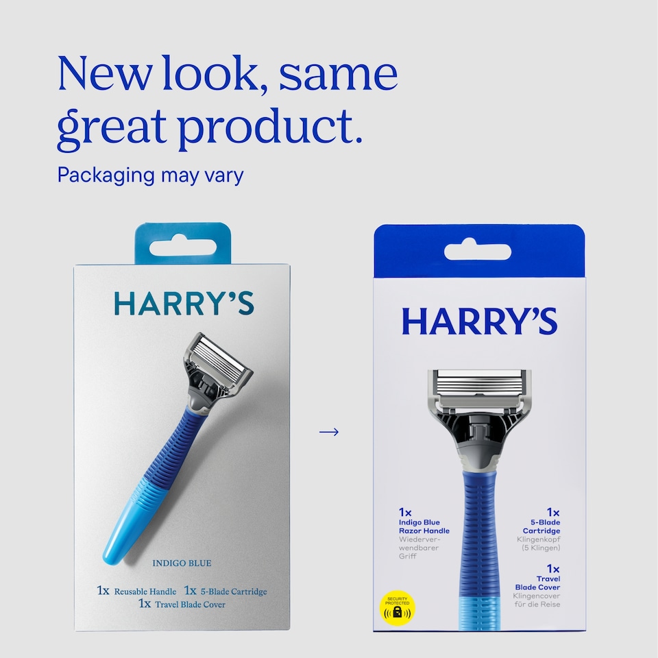 image 1 of Harry's 5 Blade Razor Indigo Blue