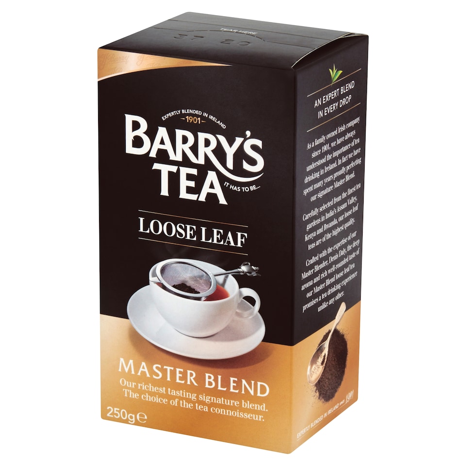 Barrys Tea Master Blend Loose Leaf Tea 250G