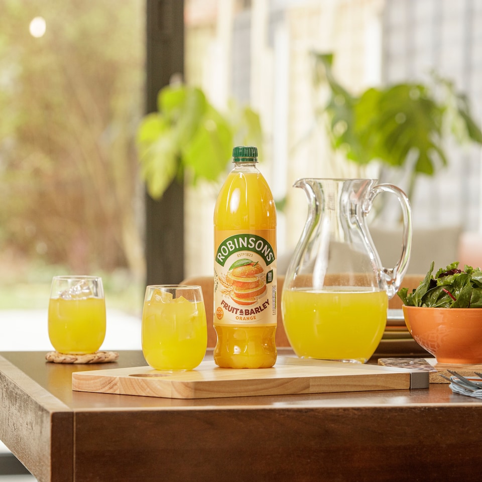image 1 of Robinsons Fruit & Barley with Vitamins Orange Squash 1L
