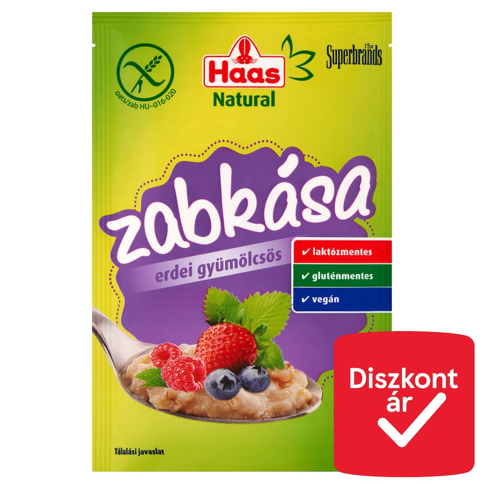 Haas Natural Forest Fruit Porridge 50 g