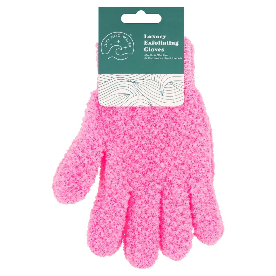 image 1 of Just Add Water Luxury Exfoliating Gloves Clipstrip