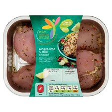 Tesco H/L Ginger Lime & Chilli CKN Breasts 290G