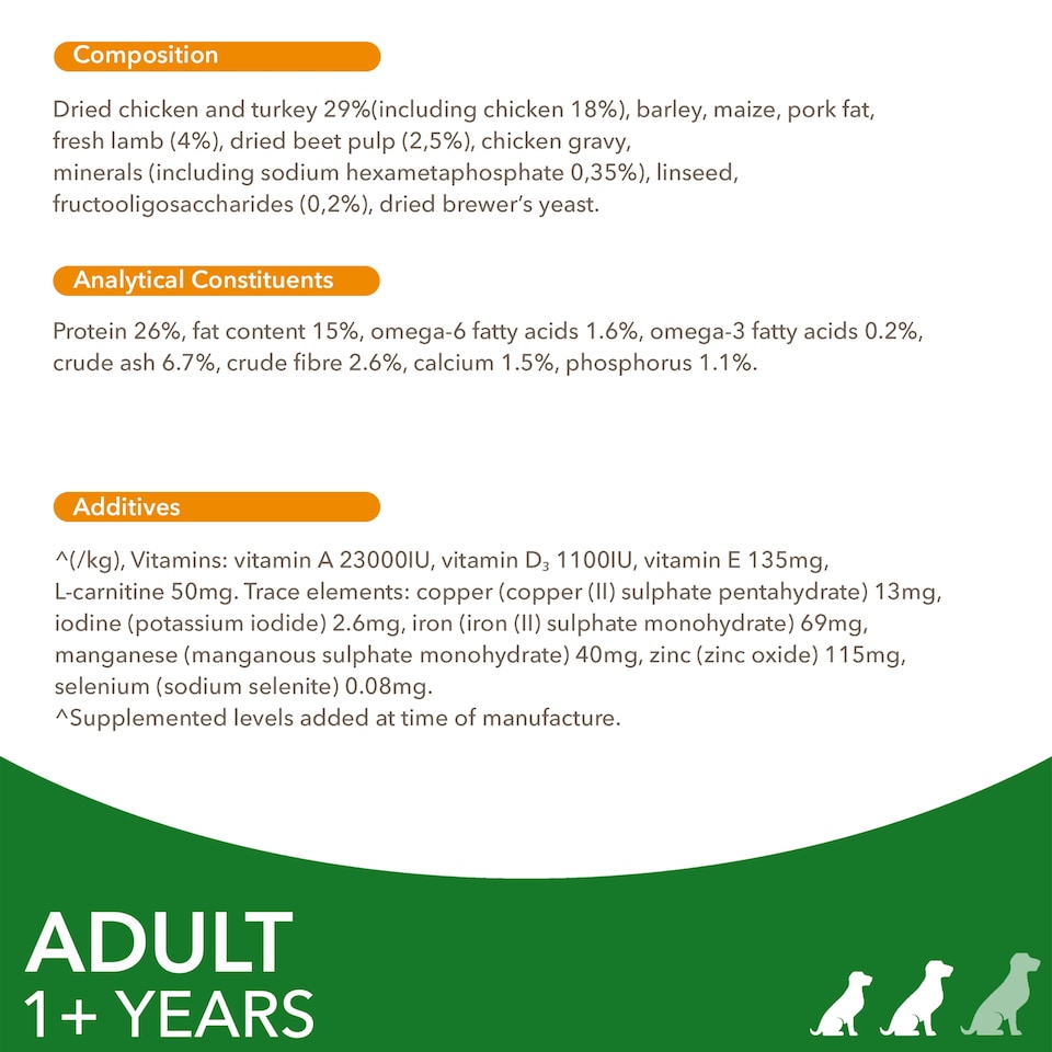 image 1 of IAMS Small/ Medium Dry Dog Food with Lamb 2kg 