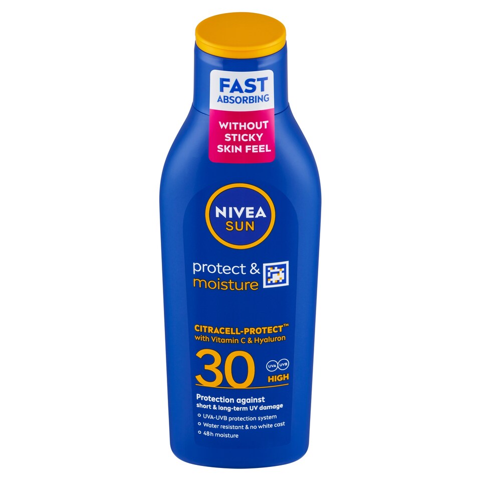 obrázok 1 z Nivea Sun Protect & Moisture Hydratačné mlieko na opaľovanie OF 30 200 ml
