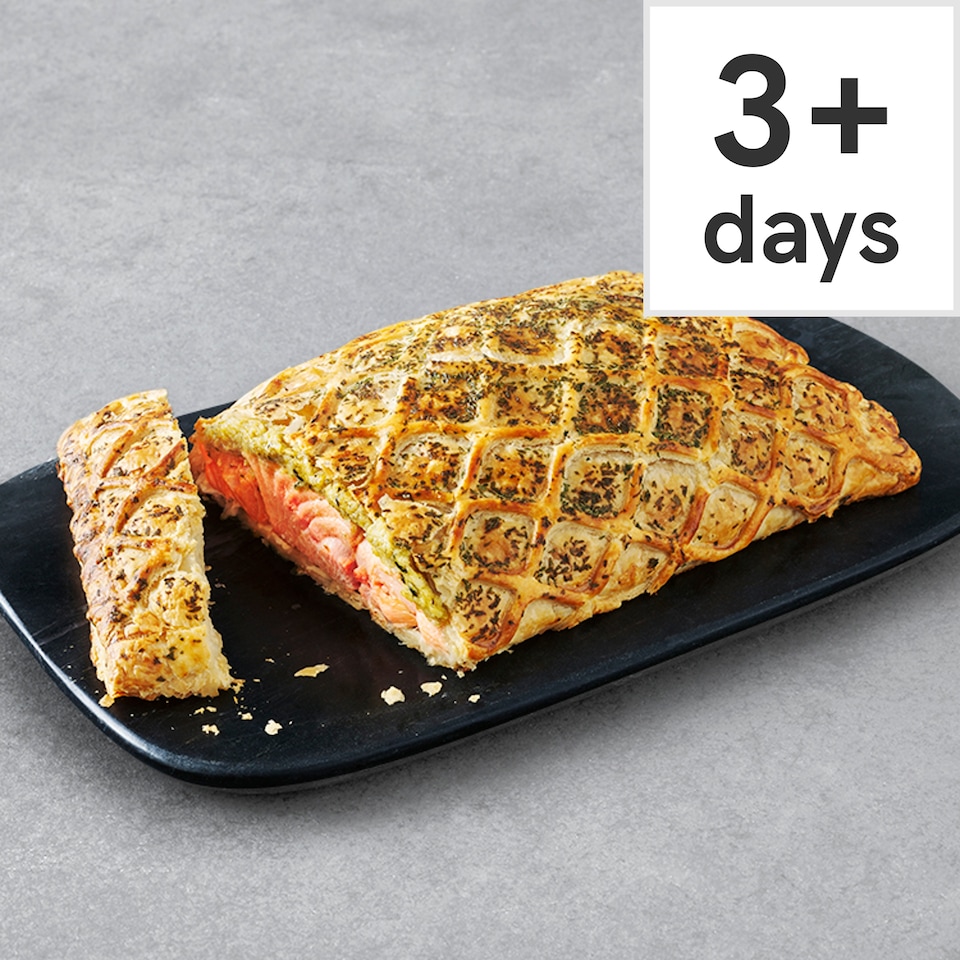 image 1 of 63. Tesco Finest Salmon Wellington 795g (Serves 4)